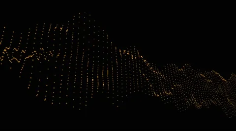 Colourful Wave form article in random direction abstract background animation Video stock 64879015