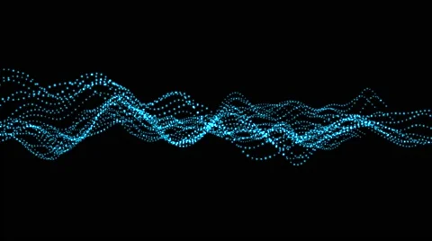 Colourful Wave form article in random direction abstract background animation Video stock 64879029