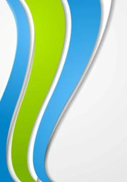 Colourful waves background Concept waves vector style Copyright: xZoonar.c... Stock Photos