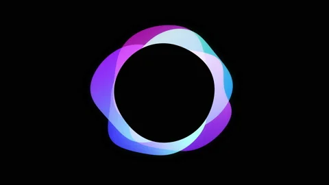 Colourful waves frame animation, liquid border with copy space Stock Footage 155177452