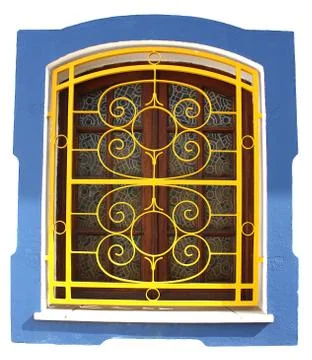 Colourful window Stock Photos