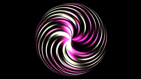 Colourful.animated mutating hypnotic circular whorl like pattern 스톡 동영상 312099345