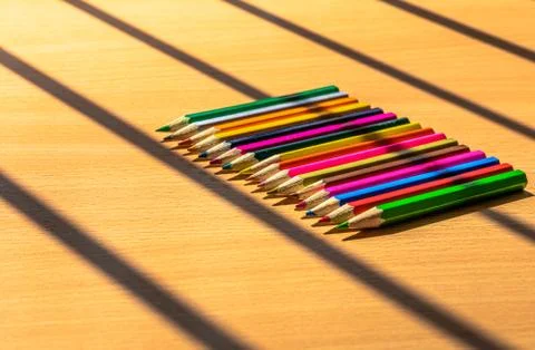 Colouring between the lines Stock Photos