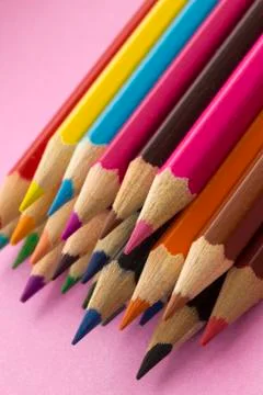 Colouring Pencils Stock Photos