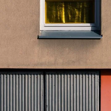 Colours and a window Stockfoto's