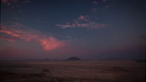 COLOURS OF SUNSET OVER AFRICAN PLAIN HD Stock Footage 45342137