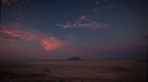 COLOURS OF SUNSET OVER AFRICAN PLAIN UHD 4K Stock Footage 45344399