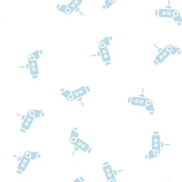 Colposcope tool glyph vector seamless pattern sign Stockillustratie