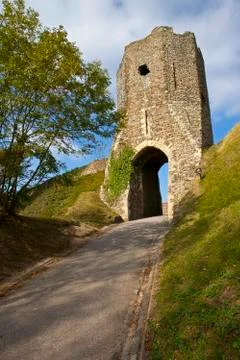 Colton's Gate at Dover Castle in Kent. Stock Photos