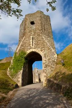 Colton's Gate at Dover Castle in Kent. Stock Photos