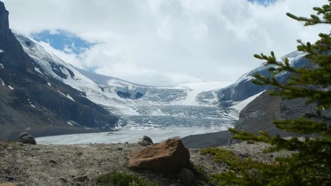 Columbia Ice Fields in Summer Stock Footage 114893697