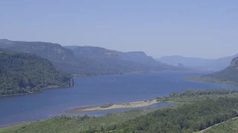 Columbia River and Gorge Stock Footage 265883578