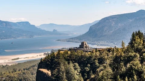 Columbia River Gorge Stock Footage 95565337