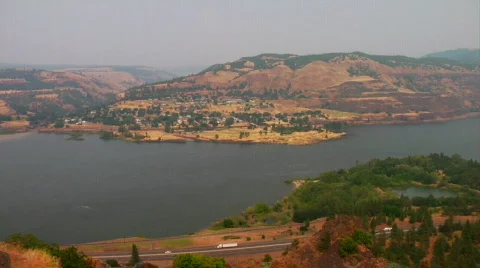 Columbia River, Oregon Stock Footage 313589