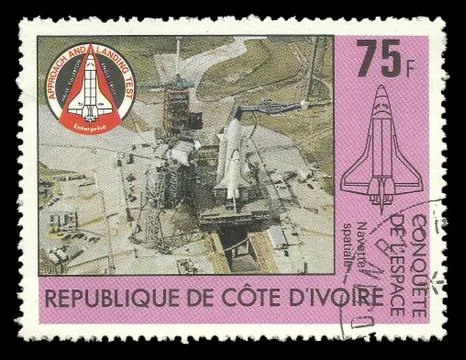 Columbia Space Shuttle Stock Illustration