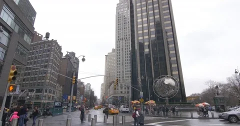 Columbus Circle dolly back Stock-Footage 78774067