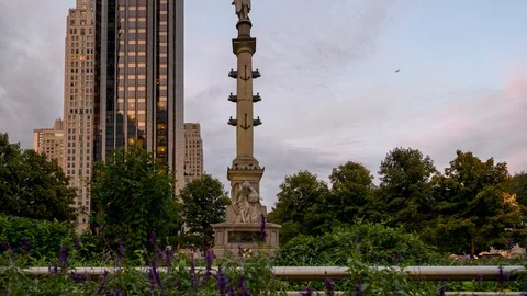 Columbus Circle Stock Footage 120465903
