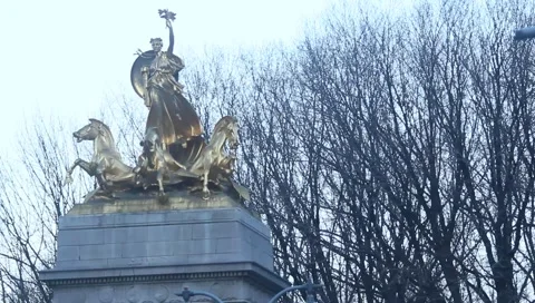 Columbus Circle - NYC Stockbeeldmateriaal 1085540