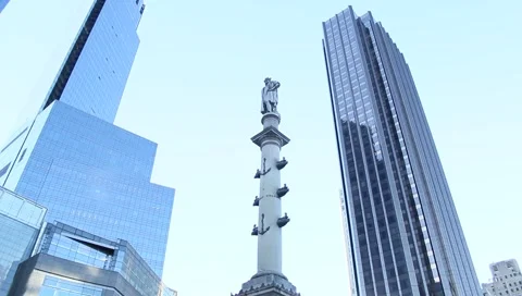 Columbus Circle - NYC Stockbeeldmateriaal 1085578