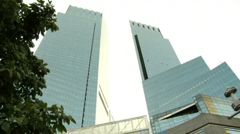 Columbus Circle Time Warner Building Video stock 156419