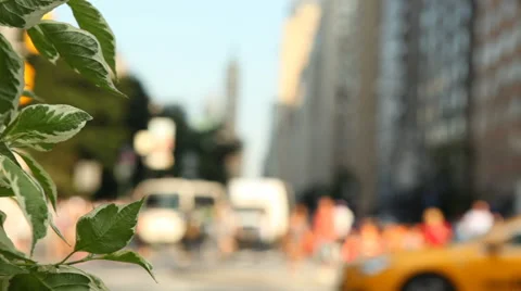 Columbus Circle Traffic Manhattan Stock Footage 68642783