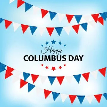 Columbus Day Background. Vector Illustration Stock Illustration