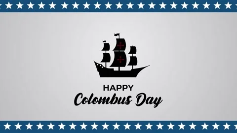 Columbus Day Stock Footage 284437794