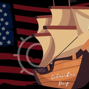 Columbus day Stock Illustration