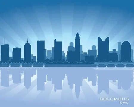 Columbus, ohio skyline Stock Illustration