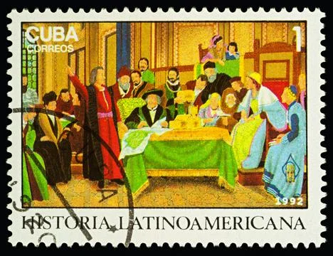 Columbus at Rabida Monastery Stock Photos