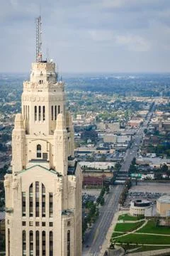 Columbus skyline Stock Photos