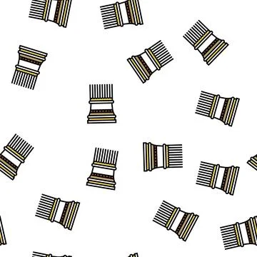 Column ancient rome vector seamless pattern Stock Illustration