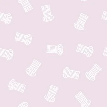 Column antique building line vector seamless pattern Ilustración de archivo