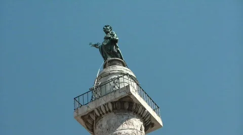 Column BONUS: 2 shots in 1 Stock Footage 527588