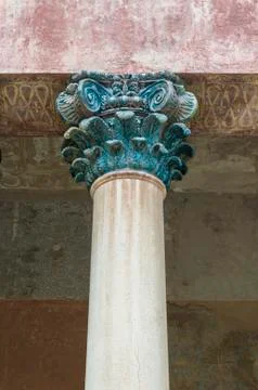 Column with capital Stock Photos