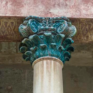 Column with capital Stock Photos