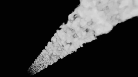 Column of Cloud Mask Mesh Hard Edges Video stock 143890636