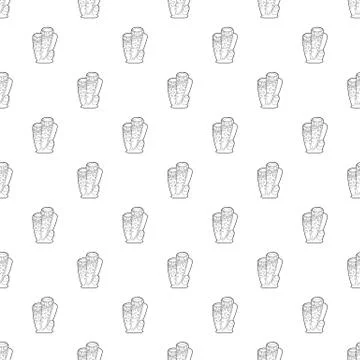 Column coral pattern vector seamless Illustrazione stock