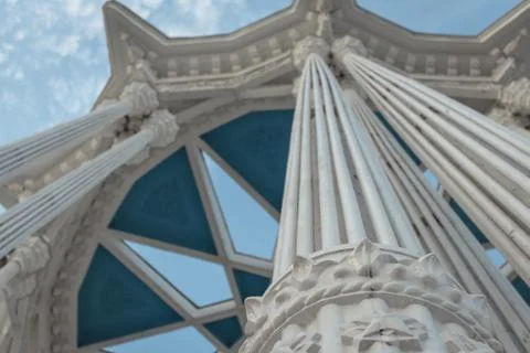 Column decorative arches Stock Photos