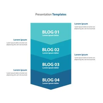 Column design and Presentation Templates Stock Illustration