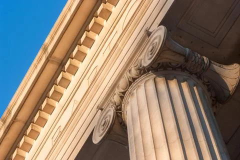 Column detail 스톡 사진