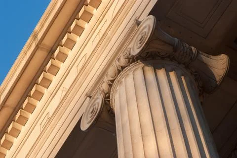 Column detail Stock-Fotos