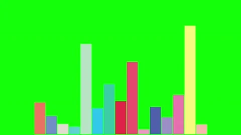 Column Diagram 1 - Green Screen-Colored Stock Footage 45716198