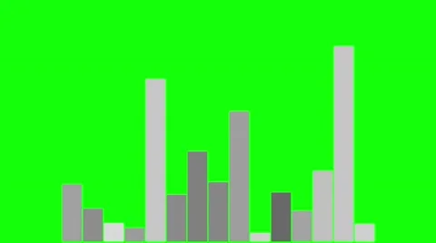 Column Diagram 1 - Green Screen-B.W Stock Footage 45716626