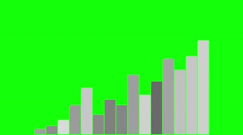 Column Diagram 2 - Green Screen-B.W Stock Footage 45716503