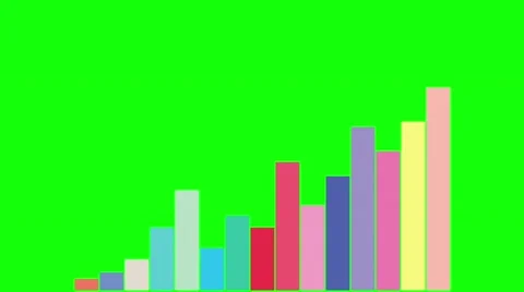 Column Diagram 2 - Green Screen-Colored Stock Footage 45716581
