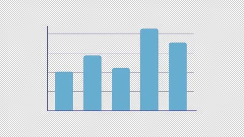Column diagram dark infographic element animation Stock Footage 321853738