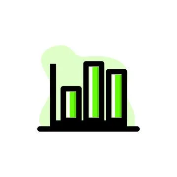 Column Graph Tool Conceptual Vector Illustration Icon Design Illustrazione stock