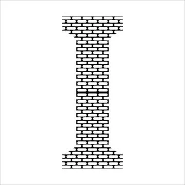 Column icon Stock Illustration