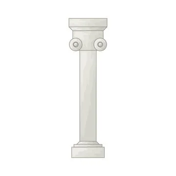 Column illustration Illustrazione stock